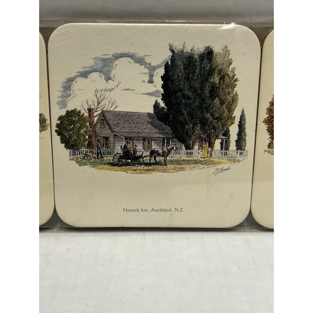 Drink Coasters‎ New Zealand Set of 6 Places Travel Memorabilia Jasón Brand - Picture 4 of 9